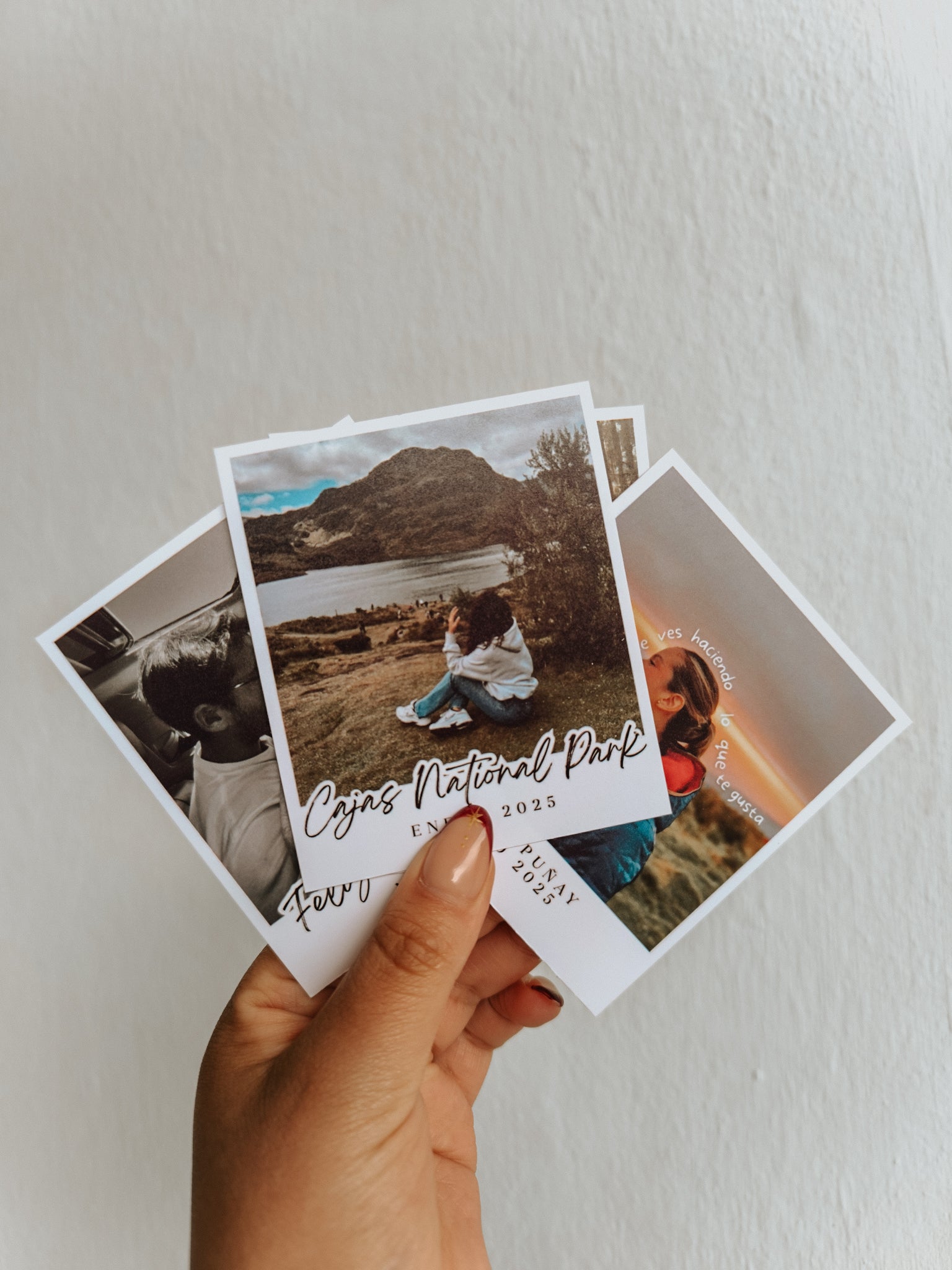 Polaroid Text (9cm x 10cm)