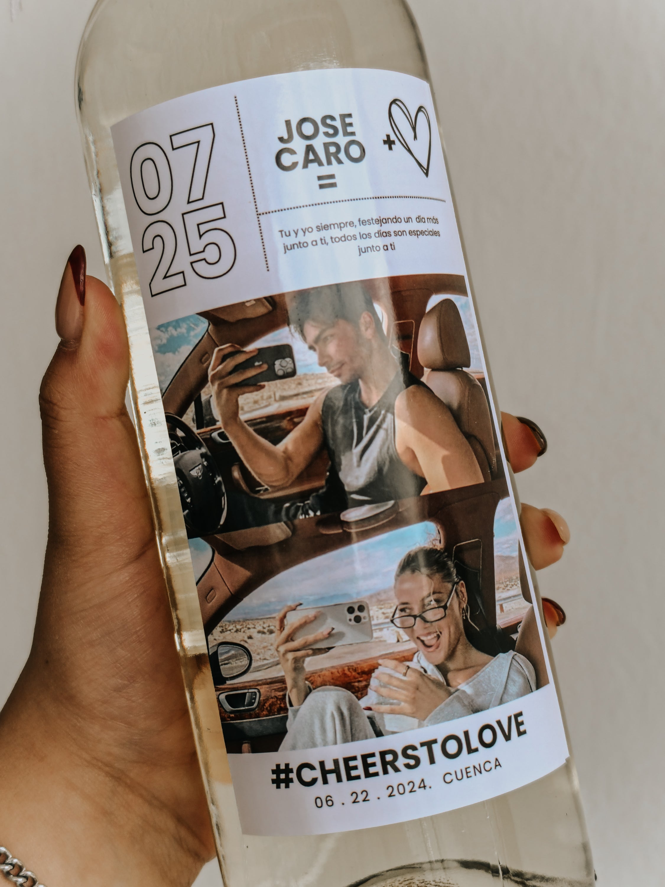 Vino Personalizado Love
