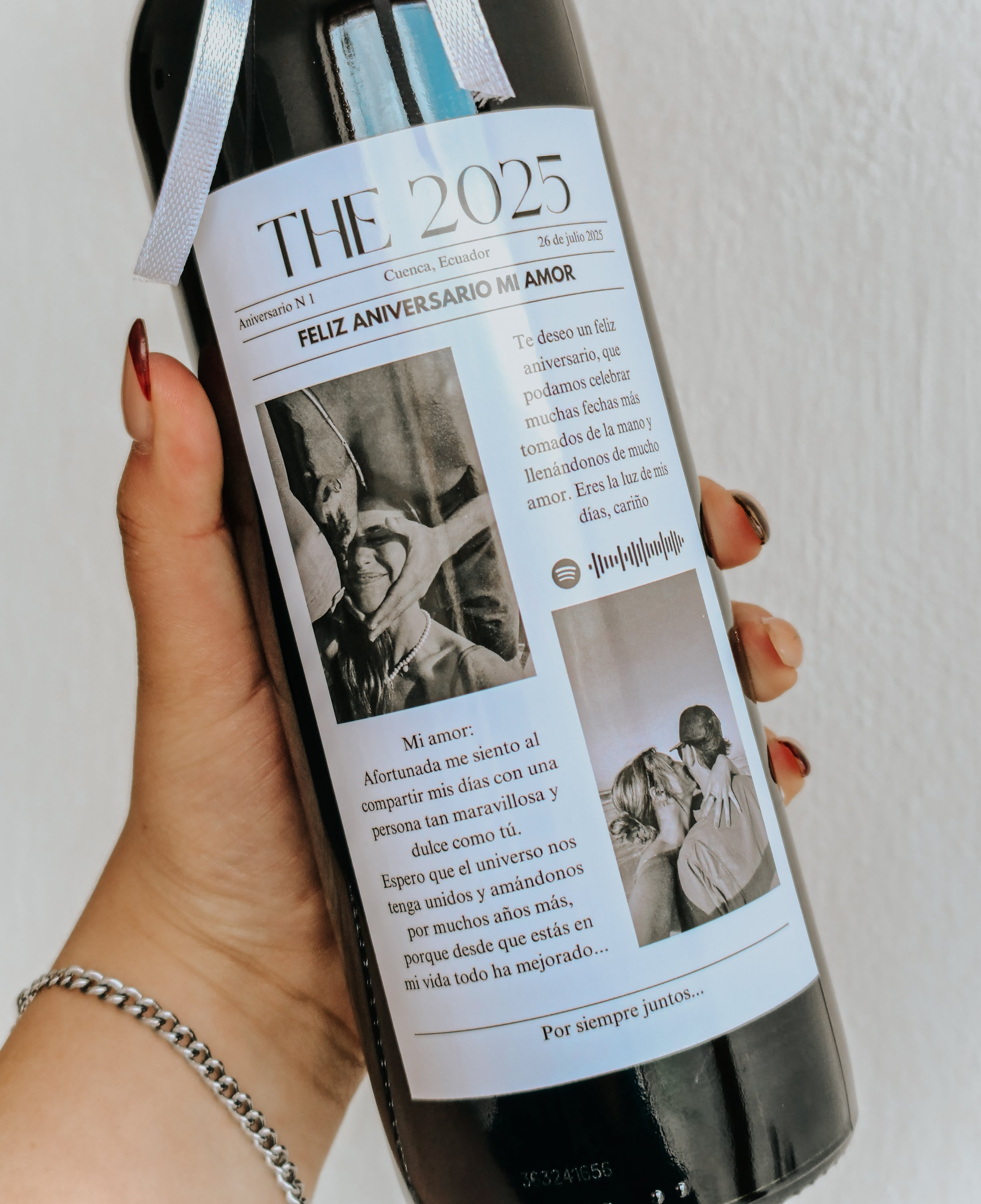 Vino Personalizado Newpaper